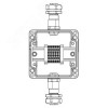 Взрывозащищенная клеммная коробка из алюминия TBE-A-12-(6xCBC.2)-1xKAEPM2MHK-20(A)-1xKAEPM2MHK-20(C)1Ex e IIC Т5 Gb / Ex tb IIIC T95°C Db IP66