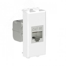 Avanti Компьютерная розетка RJ-45 без шторки      модульная кат.5е экранированная Белое облако 1    модуль