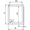 Кабель-канал (мини-канал) самоклеющийся TMR 12x12