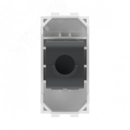 BRAVA Розетка компьютерная RJ45 (разъем PcNet) 1 модуль категория 5е белая