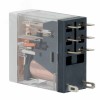 Реле миниатюрное промышленное, 2CO, коммутируемый ток 8 А, AgSnO, напряжение 230V AC, опция – тест-кнопка+светодиод