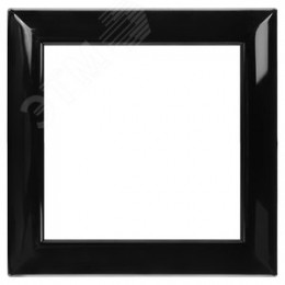 Avanti Рамка-суппорт черная для In-liner Front, 2 модульная