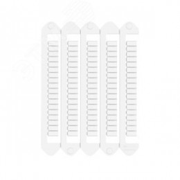 Маркировка для клемм ДКС, жесткая, 5х10мм (90 шт. на пластине, упак. по 10 листов)