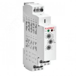 Реле времени многофункциональное, конфигурация контакта 2CO, AC/DC 12-240 В