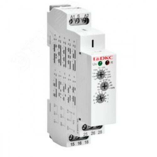 Реле времени многофункциональное, конфигурация контакта 2CO, AC/DC 12-240 В