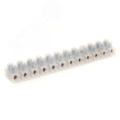 Клеммник 12П 110 градусов 450V 32A 4мм.кв.полиамид 6.6