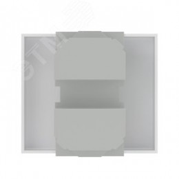 VIVA Выключатель однополюсный 2 модуля белый