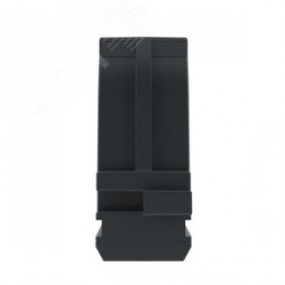 Держатель с защелкой д.20мм черный