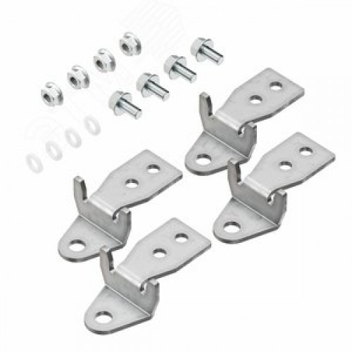 Кронштейны для настенного крепления для навесных и клеммных корпусов, 4 шт.