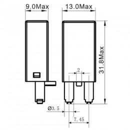 Модуль индикации и защиты, RC-цепочка, 110-240V AC/DC
