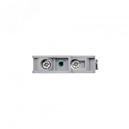 Контактный блок с клеммными зажимами под винт со светодиодом на 220В, зеленый