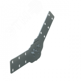 Соединитель шарнирный вертикальный H100мм цинк-ламельный