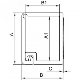 Миниканал TMR 15x12 самоклеющийся