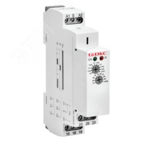 Реле времени, задержка включения, конфигурация контакта 2CO, AC/DC 12-240 В