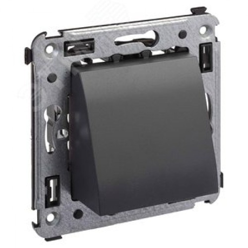 Avanti Вывод кабеля из стены Черный матовый