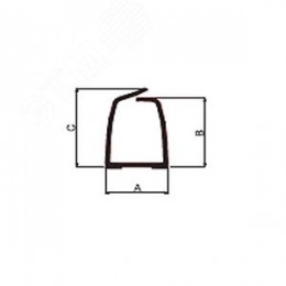 Миниканал перфорированный, гибкий, самоклеящийся, FD18