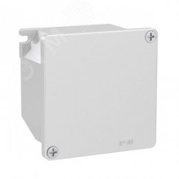 Коробка ответвительная 90х90х53мм IP66 RAL9006 алюминиевая