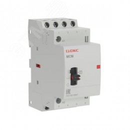 Контактор модульный Young max типа MC с ручным управлением, 4P, 25А, 240В, 4 НО