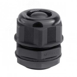 Кабельный ввод IP68 M25 с мембраной черный для    кабеля d.13-18mm
