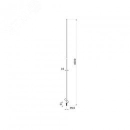 Стержень молниеприемный 4 м