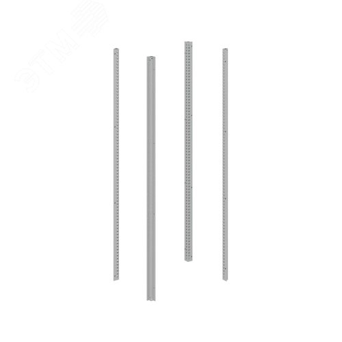 Стойки вертикальные, для шкафов CQE N высотой 1600 мм, 4 шт. RAL7035