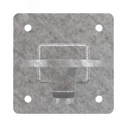 Держатель металлический для плоской кровли 100 мм