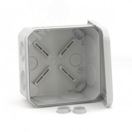 Коробка распределительная с кабельными вводами IP55 100х100х50мм (розница)