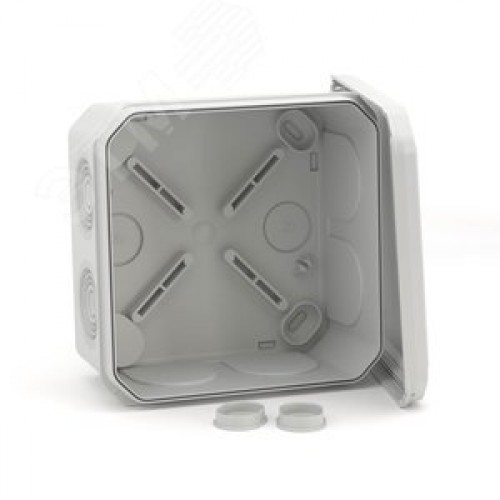 Коробка распределительная с кабельными вводами IP55 100х100х50мм (розница)