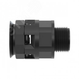 Муфта труба-коробка DN 17мм М20х1.5 полиамид черная