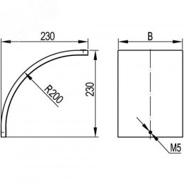 Крышка на угол CD-90 80 мм вертикальный внешний 90 градусов