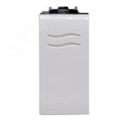 Выключатель одноклавишный, 1 модуль, белый