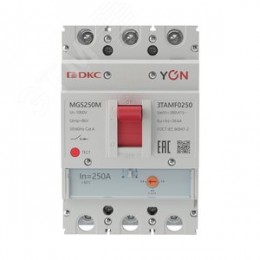 Выключатель автоматический YON MGS250 3P 200-250 A 25 kA