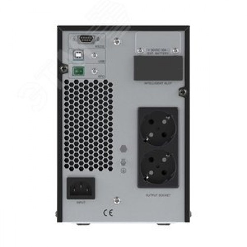 Источник бесперебойного питания Online, Small Tower, 1000 ВА/900 Вт, 1/1, 2xSchuko, EPO, USB, RS-232, RJ45,  з/у 1А, 3x7Ач