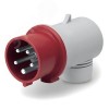 Вилка кабельная угловая IP44 16A 3P+E+N 400В