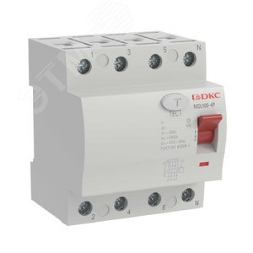 УЗО YON макс (YON max), 4P, 30mA, 40A, тип AC