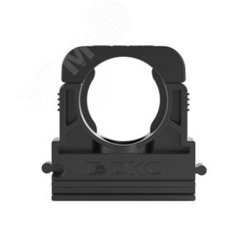 Держатель с крышкой 17 мм полиамид черный