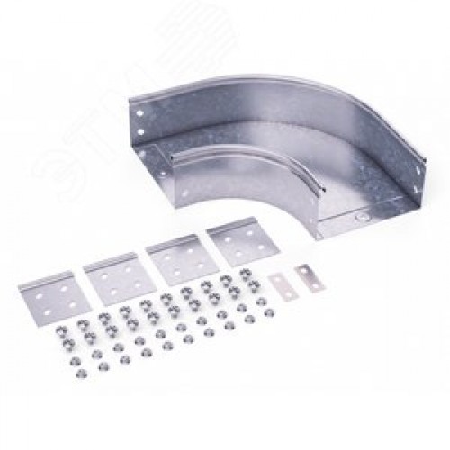 Угол CPO 90 горизонтальный 90 градусов 150х100 в комплекте крепежные элементы соединительные пластины