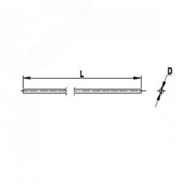 Пруток 8 мм горячеоцинкованный