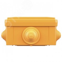 Коробка пластиковая FS с кабельными вводами и клеммниками  IP55 100х100х50мм  5р  450V 10A  6мм.кв.