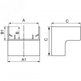 Угол внутренний 22x10 AIM In-liner