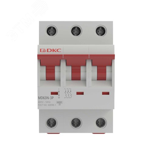 Выключатель автоматический трёхполюсный 40А C 6кА