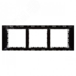 Avanti Рамка-суппорт черная для In-liner Front, 6 модульная