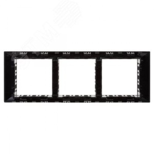 Avanti Рамка-суппорт черная для In-liner Front, 6 модульная