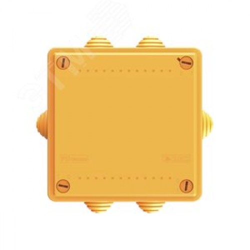 Коробка пластиковая FS с кабельными вводами и клеммниками IP55 100х100х50мм