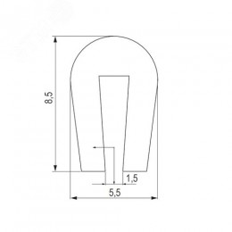 Профиль для защиты кромок лотка