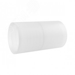Муфта 50мм для гофрированных труб IP40 прозрачная