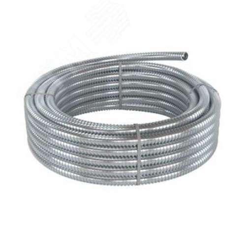Металлорукав DN 26мм Dвнутр=26.5мм Dнар=30.0мм IP40 25м оцинкованная сталь