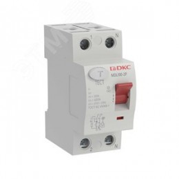 УЗО YON макс (YON max), 2P, 30mA, 25A, тип AC