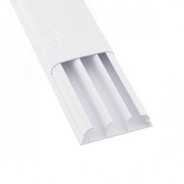 Кабель-канал 70х22 плинтусный треxсекционный с крышкой IN-Liner FRONT