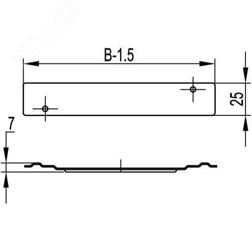 Держатель кабеля TRC 200мм